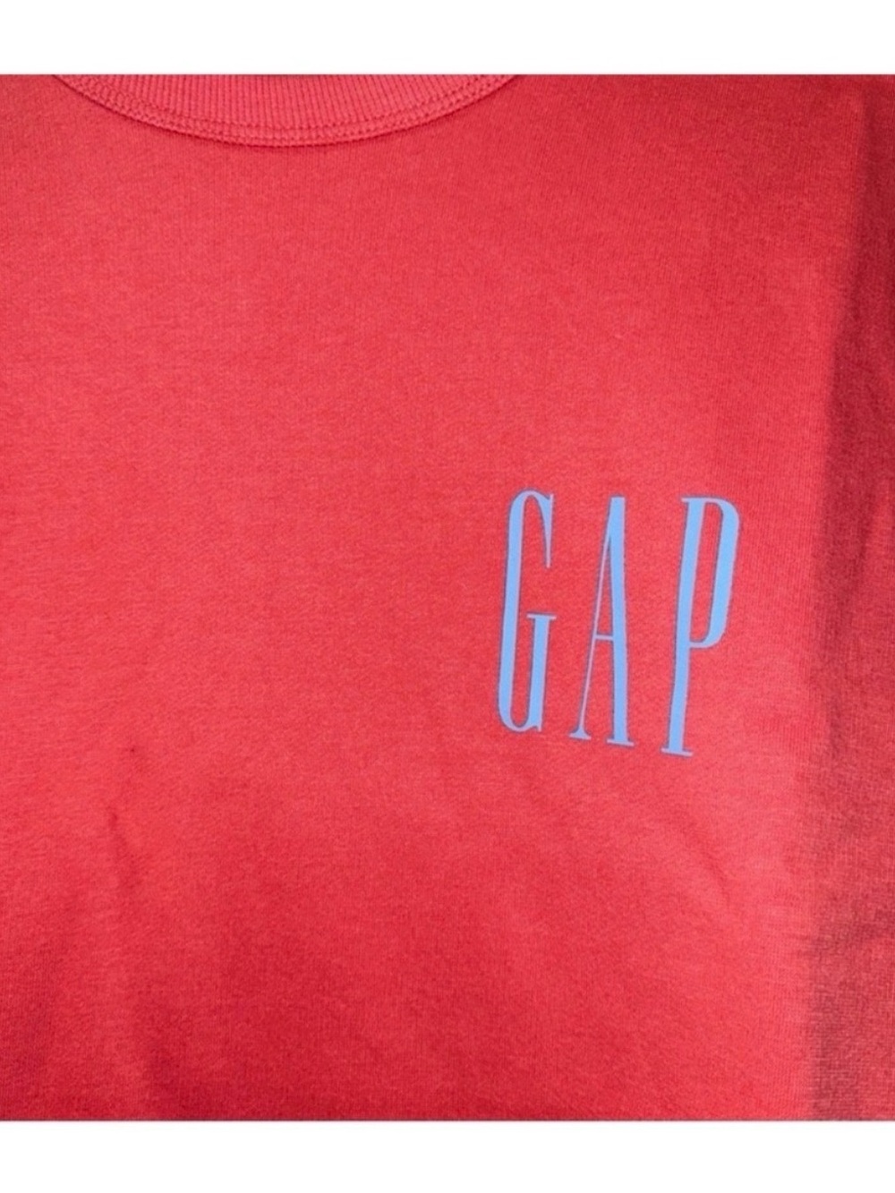 GAP Men's Coral-Pink Crewneck Sweatshirt - Picture 7 of 8